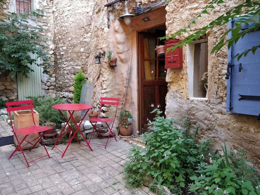 Maisonnette Au Pied Du Mont Ventoux Ste Colombe Bédoin Extérieur photo